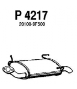 FENNO STEEL - P4217 - Глушитель NISSAN PRIMERA 2.0 96-99